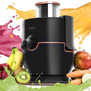 Cecotec Licuadora para Frutas y Verduras ExtremeTitanium 19000 1000 W 19000 rpm de Velocidad Recubrimiento de Titanio en el Disco Canal de Entrada XL  - Img 6