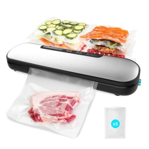 Cecotec Vacuum SealVac Easy Magnetic, 90W, 10 sec, Aspirare, presiune 0,6 bari, etansare 30 cm, Material ABS, 8 moduri, Inclusiv 5 pungi, Eficient, Usor de utilizat, Taietor incorporat - Img 1