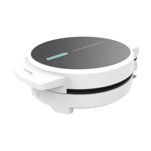 Cecotec Waffle Iron Fun Gofrestone Cone. Fier de vafe cu 1000 W, suprafata din otel inoxidabil, 1-5 vafe in forma de inima sau o vafa mare, placa antiaderenta, indicator luminos, protectie la supraincalzire - Img 2