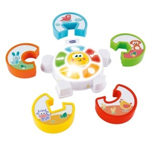 Centru de activitati pentru copii Chicco Ghiceste animalul, cu lumini si sunete, 12-36 luni, multicolor - Img 4