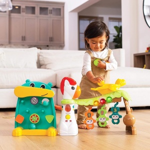 Centru de Activitati pentru Copii Infantino 317000, 4 in 1, Multicolor - Img 2