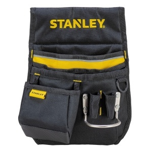 Centura pentru unelte STANLEY, 600 Denier Nylon, 24x6x15.5cm, cu 2 buzunare pentru cuie - Img 3