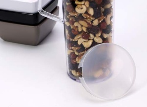 Cerealienkaraffe APS 10778, 1.5 Litri, Transparent, cu Capac din Otel Inoxidabil - Img 4