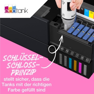 Cerneala foto Epson EcoTank 114, 70 ml, neagra, pentru ET-8500ET-8550 - Img 5