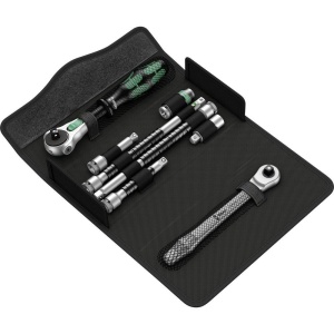 Cheie cu clic Wera Kraftform Kompakt Zyklop MS1, 8 piese, metal, 14 Zoll