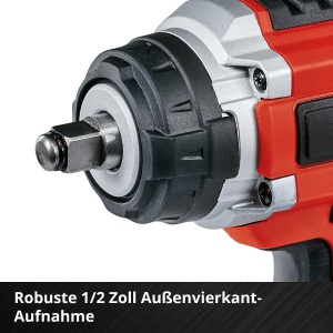 Cheie de impact cu acumulator profesionala Einhell IMPAXXO 18/400 Power X-Change (Li-Ion, 18 V, 400 Nm, cutie de viteze cu 3 trepte, motor fara perii, livrare fara baterie si incarcator) - Img 7