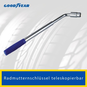 Cheie telescopica pentru roti GOODYEAR 75521, cu maner extensibil 22-41 cm, 17 mm si 19 mm - Img 2