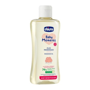 Chicco BABY SENSITIVE SKIN - ULEI DE MASAJ, 200 ml, 0M+ - Img 4