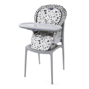 Chicco Polly Progres5 Scaun inalt reglabil de la nastere pana la 3 ani (15 kg), Scaun inalt pentru copii cu functie de inclinare si scaun inaltator, cu 4 roti si inchidere compacta - Img 9