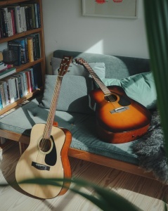 Chitara acustica Yamaha F310, Dreadnought, Natur, pentru incepatori si avansati - Img 8