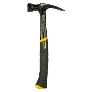 Ciocan cu cleste Stanley FATMAX AntiVibe 453g, cap plat, maner ergonomic