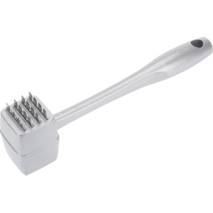 Ciocan pentru carne si friptura Westmark lungime 238 cm otel inoxidabilaluminiu cu acoperire speciala sigura pentru alimente Steakmaster argintiu 6220 - Img 3