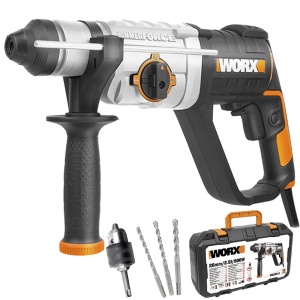 Ciocan rotopercutor WORX WX339.3, 800W, 3-in-1, 2.5J, 13mm