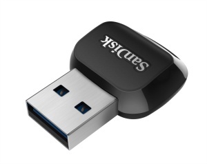 Cititor microSD SanDisk QuickFlow cu USB-A, viteze de citire 250 MBs, scriere 150 MBs