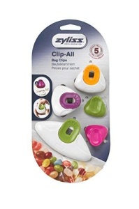 Clame pentru pungi Zyliss E990032 set 5 bucati cu magnet si maner glisant - Img 3