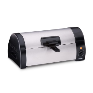 Cloer 3080 Bread Roll Baker pentru coacere chifle, prajituri sau particule de drojdie 570 W, carcasa din otel inoxidabil mat - Img 2