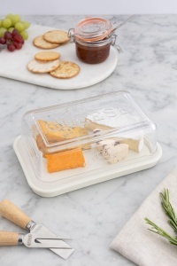 Clopot de branza Kilner cu baza din ceramica si etansare din silicon, 21x13cm - Img 4