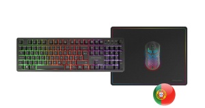 Combo Gaming Mars MCPWX, Tastatura RGB, Mouse 3200 DPI, Culoare Negru - Img 6