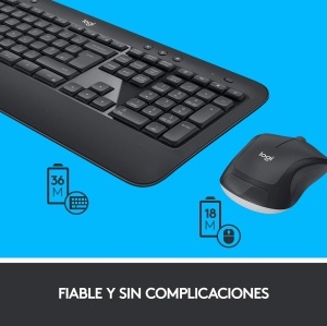 Combo Tastatura si Maus Logitech MK540 Advanced, Wireless, QWERTY, Spritzwasserfest - Img 5