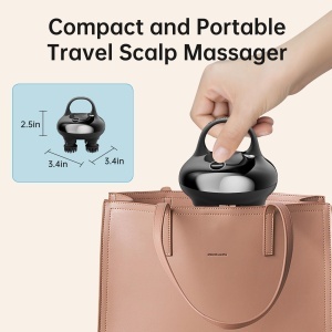 COMFIER Kopfmassagegerat IPX7 Masaj Scalp Electric cu 3 Moduri si Functie Termica - Img 5