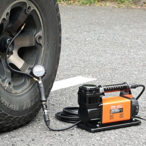 Compresor de aer pentru sarcini grele VEVOR 12V - cu manometru digital kit de umflare a anvelopelor umflat portabil pentru anvelope de 706 CFM pompa d - Img 8
