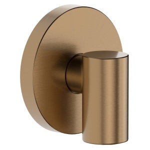 Conector de dus hansgrohe FixFit Fine S, bronz periat, cu sistem anti-reflux - Img 6
