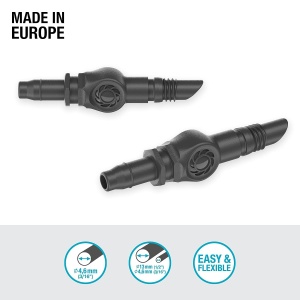 Conector pentru sistem de irigare Gardena Micro-Drip 4,6 mm, set 10 bucati - Img 2