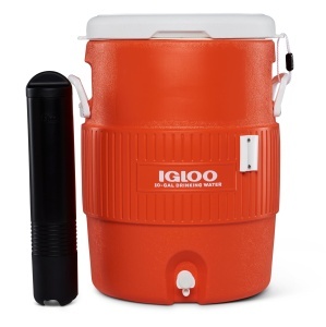 Container de bauturi Igloo 10 Galoni 37L cu suport pentru pahare si izolare ultratermica