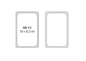Container perforat GN 11 APS 81907 din otel inoxidabil, 325 x 530 mm, inaltime 65 mm - Img 2