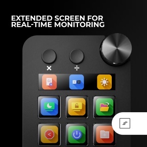 Control Deck Mars Gaming MSD-NEO, 15 Taste LCD Personalizabile, Negru - Img 3