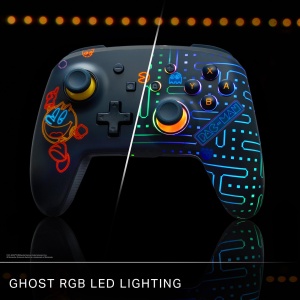 Controler wireless imbunatatit PowerA pentru Nintendo Switch cu Lumectra - PAC-MAN NEON ARCADE - Img 3