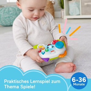 Controller de jocuri Fisher-Price HXC29 pentru bebelusi si copii, cu muzica si lumini - Img 2