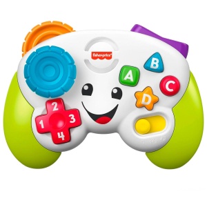 Controller de jocuri Fisher-Price Laugh Learn cu muzica si lumini, pentru 6 luni