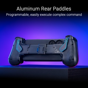 Controller gaming ASUS ROG Tessen pentru smartphone iluminare RGB incarcare rapida 18W USB-C - Img 5