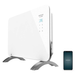 Convector electric cu panou de sticla Cecotec Ready Warm 6650, 1000W, WiFi, IP24, termostat reglabil
