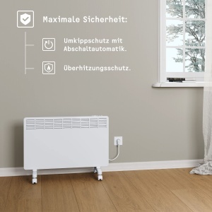 Convector electric STIEBEL ELTRON EG-50-PL2-PE, 2 kW, pentru 25 m, alb - Img 4