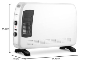 Convector electric Ufesa Polux, 1200W, 3 trepte de putere, functie Turbo, alb - Img 4