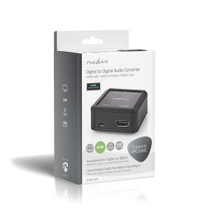 Convertor audio digital Nedis HDMI la CoaxialToslink eARC Automatica Anthracit - Img 6