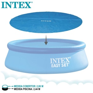 Coperta solara Intex pentru piscina Easy Set 244 cm, diametru 206 cm, grosime 120 microni - Img 3