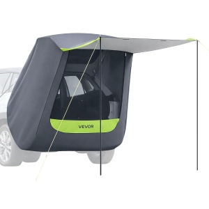Cort auto VEVOR cu dimensiuni 1,5 x 1,5 m, impermeabil, cu soare si geanta de transport