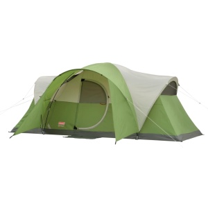Cort de camping Coleman Montana pentru 8 persoane, impermeabil, cu sistem de montaj rapid