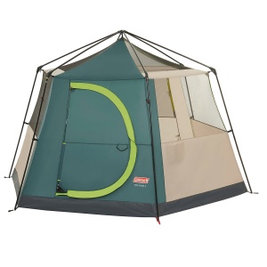 Cort de camping Coleman Polygon 6, 6 persoane, 100 impermeabil, 360 vedere, maro - Img 5