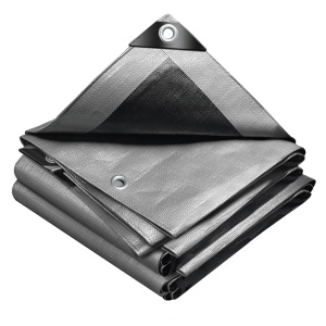 Cort de protectie VOUNOT 3x5m 240 gm gri, rezistent la apa