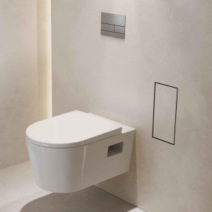 Cos de gunoi incorporabil hansgrohe XtraStoris Rock, inox satinat, 300x150x140mm - Img 6