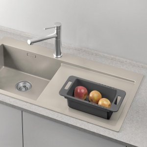 Cos de scurgere Metaltex Drain-Flex 35-52 cm ajustabil si usor fabricat in Elvetia - Img 3