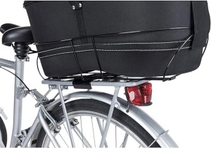 Cos pentru bicicleta TRIXIE pentru caini, 29x49x60 cm, capacitate 8 kg, cu cadru metalic