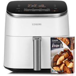 Cosori Turbo Blaze Air Fryer 6L Alb Tehnologie DC Motor