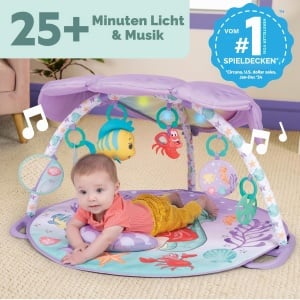 Covor de joaca cu arc Bright Starts, Disney, 6 jucarii incluse, 25 melodii - Img 4