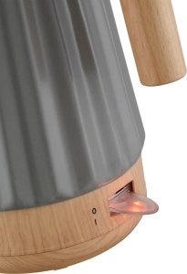 Cratita electrica Birdy RK0092, 1,5 L, 1500 W, alba cu detalii din lemn - Img 6