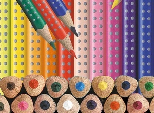 Creion colorat Faber-Castell Colour Grip, set 6 culori, ergonomice - Img 3